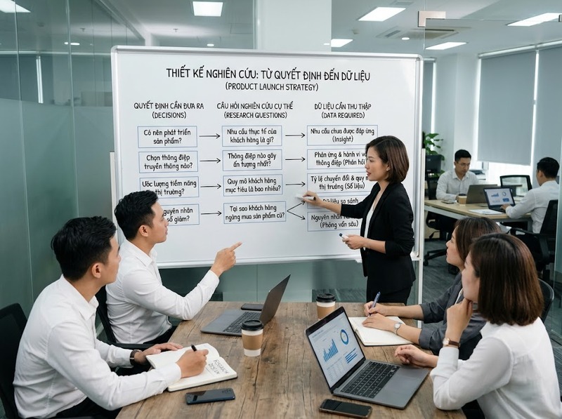 Phương pháp nghiên cứu thị trường cần phù hợp mục tiêu, dữ liệu và nguồn lực